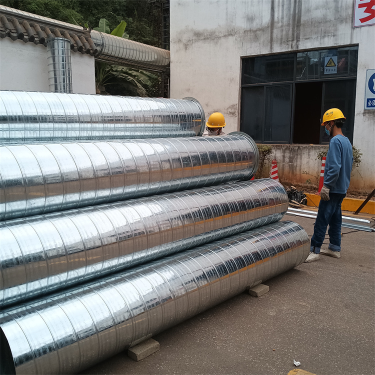 環保通風管道加工製作 鍍鋅白鐵皮風管安裝（zhuāng）工程 車間廢氣處理管道安裝